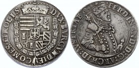 Austria Tyrol 1 Thaler 1577 - 1595 (ND) Hall
Silver 27.46g; Ferdinand II; Repaired Edge