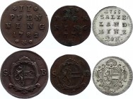 Austria Salzburg Lot of 3 Coins 1755 - 1782
With Silver; Various Dates & Denominations