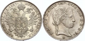 Austria Thaler 1837 M - Milan
KM# 2240; Silver; Ferdinand I; XF-AUNC