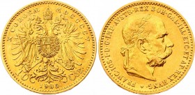 Austria 10 Corona 1905 
KM# 2805; Gold (.900) 3.38g 18.95mm; Franz Joseph I
