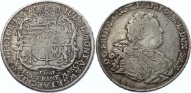 German States Saxony 1 Conventionsthaler 1763 FWôF
KM# 962; Silver; Friedrich Christian