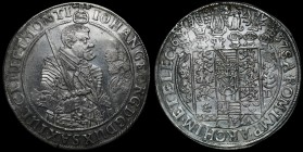 German States Saxony Albertine Thaler 1637 SD
Johann Georg I; KM# 132; Silver 29.04g