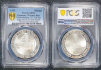 Germany - Weimar Republic Silver Proof Medal Sinking of Niobe at Fehmarn 1932 PCGS SP65
Schliumberger # 123; Silver Proof Medal; PCGS SP65