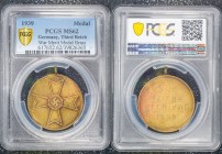 Germany - Third Reich War Merrit Medal 1939 PCGS MS62
Brass Matte; PCGS MS62