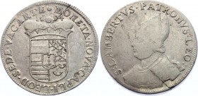 Belgium Liege 1 Patagon 1694 R!
KM# 108; Silver; Sede Vacante; Unmounted