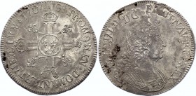 France 1 Ecu 1704
Louis XIV. Silver, XF-, mint luster remains.