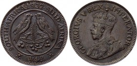 South Africa 1/4 Penny 1932 
KM# 12.3; George V; AUNC with Nice Toning
