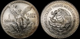 Mexico 1 Onza 1991 Mo
KM# 494.2; Silver (0.999) 31.10g 36mm; UNC