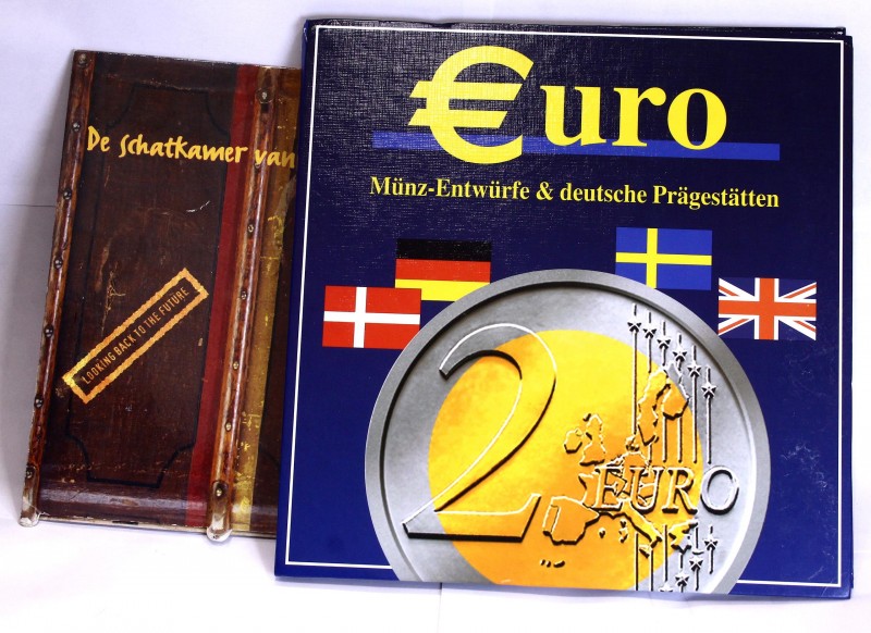 Europe Lot of 4 Coins Sets 
Various Countries; Comes with Original Booklets