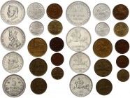 Lithuania Lot of 14 Coins 1925 - 1938
Excellent selection of coins of Lithuania, both for the beginning collector, and for the dealer.; XF-UNC.