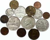 Lithuania Lot of 14 Coins 1925 - 1938
With Silver; Excellent selection of coins of Lithuania, both for the beginning collector, and for the dealer