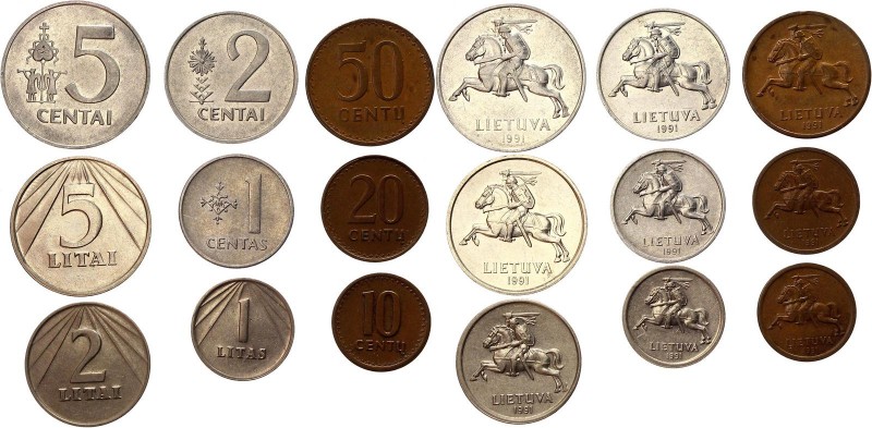 Lithuania Lot of 9 Coins 1991
Excellent selection of coins of Lithuania, includ...