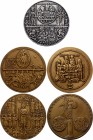 Poland Lot of 5 Medals 
Various Motives & Dates of Issue