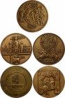 Poland Lot of 5 Medals 
Various Motives & Dates of Issue