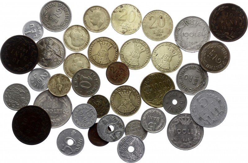 Romania Lot of 36 Coins 
Various Dates & Denominations; Scarcer Pieces Included...