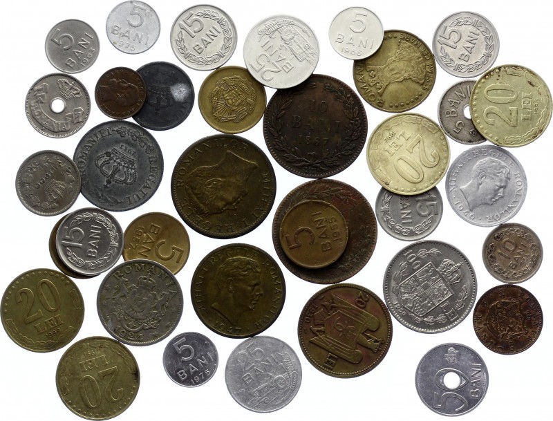 Romania Lot of 36 Coins 
Various Dates & Denominations; Scarcer Pieces & Better...