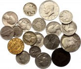 United States Lot of 19 Coins 1819 - 2001
Various Dates & Denominations