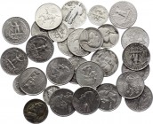 United States Lot of 29 Coins 
With Silver; Various Dates, Denominations & Motives