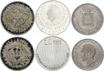 World Lot of 3 Coins 1875 - 2004
Silver; Various Countries, Dates & Denominations