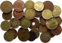 World Lot of 30 Coins 
Various Countries, Dates & Denominations; VF/UNC