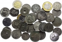 World Lot of 34 Coins 
Various Countries, Dates & Denominations