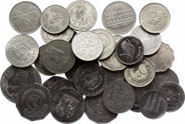 World Lot of 32 Coins 
Various Countries, Dates & Denominations