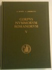 BANTI A., SIMONETTI L., Corpus Nummorum Romanorum Vol. V – Augustus III. Monete d’argento con 2078 illustrazioni. Banti-Simonetti, Firenze 1974. Tela ...