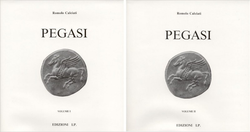 CALCIATI Romolo. Pegasi. Milan 1990. 2 vol. With a total of 732 pages and over 2...