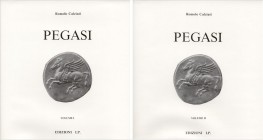 CALCIATI Romolo. Pegasi. Milan 1990. 2 vol. With a total of 732 pages and over 2800 coin images All linen with dust jacket. 2 volumes in a slipcase