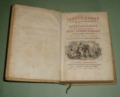 ZACCARIA Francesco Antonio. Istituzione antiquario-numismatica o sia introduzione allo studio delle antiche medaglie in due libri proposta. In Roma, M...