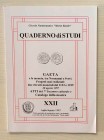 Circolo Numismatico “Mario Rasile” Quaderno di studi XXII , Formia Luglio-Agosto 1997. Brossura ed., pp. 52, illustrazioni n.t. Nuovo