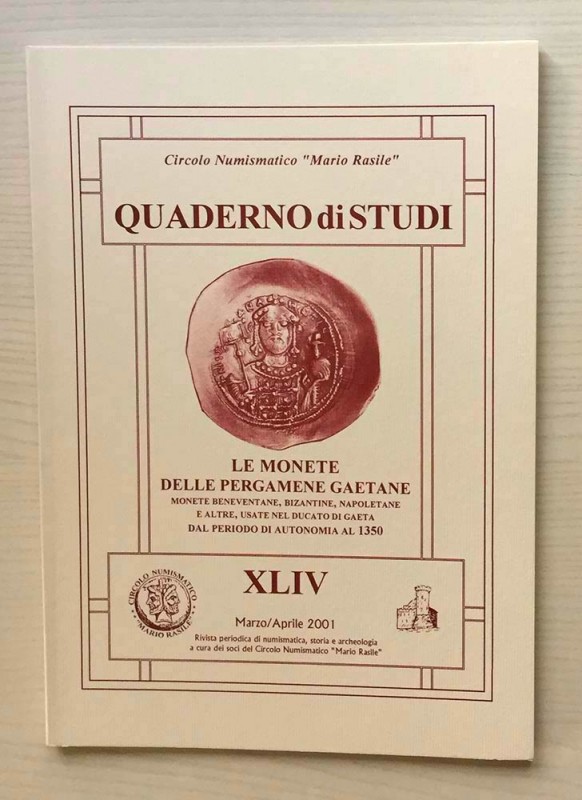 Circolo Numismatico “Mario Rasile” Quaderno di studi XLIV, Formia, Marzo-Aprile ...