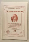 Circolo Numismatico “Mario Rasile” Quaderno di studi LXI, Formia, Gennaio- Febbraio 2004. Brossura ed., pp. 24, numerose illustrazioni n/t. Nuovo