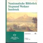 SPINK TAISEI NUMISMATICS LTD. Auktion 46. Zurich 2/4/1993. Numismatiche Bibliothek Siegmund Werkner Innsbruck. Editorial binding, pp. 111, nn. 931, pl...