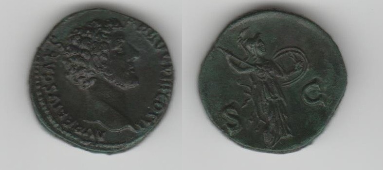 MARCUS AURELIUS (161-180 AD) AE As 11.29 g. Rome 146 AD. Obv/ AVRELIVS CAESAR AV...