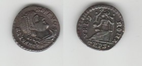 VALENS (364-378 AD), AR Siliqua 1.95 g. Treveri 367-375 AD. Obv/ D N VALEN - S P F AVG, diademed, draped and cuirassed bust r., Rev/ VRBS - ROMA, Rome...