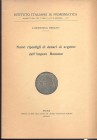CESANO L. - Nuovi ripostigli di denari d'argento dell' Impero Romano. Roma, 1925. pp. 18. brossura editoriale, buono stato. raro