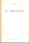 CIRAMI G. - Il Trionfo. Mantova, 1963. pp. 3 con illustrazioni nel testo. brossura editoriale, buono stato