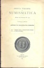 GNECCHI F. - Appunti di numismatica romana CVII - CVIII. Tribunicia Potestas o Tribunicia Potestae ( Functus?) - Un rebus costantiniano. Milano, 1913....