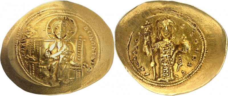 CONSTANTIN X DUCAS (1059-1067). Histamenon nomisma
(4,38 g).
A/ +IhS IXS RЄX-R...