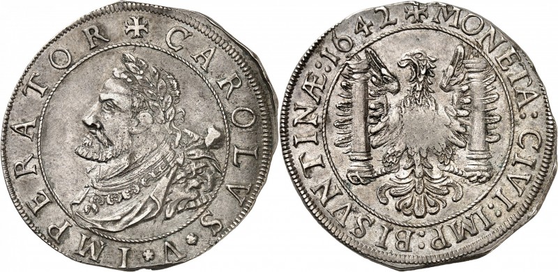 BESANCON (CITE IMPERIALE). Au Nom de CHARLES QUINT (1559-1675).
Demi-Daldre (14...