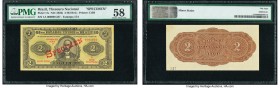 Brazil Thesouro Nacional 2 Mil Reis ND (1923) Pick 17s Specimen. PMG Choice About Unc 58; minors stains are noted.

HID09801242017

© 2020 Heritage Au...