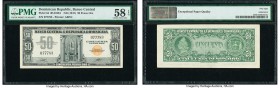 Dominican Republic Banco Central 50 Pesos Oro ND (1947) Pick 64 RUD294. PMG Choice About Unc 58 EPQ.

HID09801242017

© 2020 Heritage Auctions | All R...