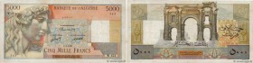 Country : ALGERIA 
Face Value : 5000 Francs  
Date : 04 avril 1947 
Period/Province/Bank : Banque de l'Algérie 
Catalogue reference : P.105 
Alphabet ...
