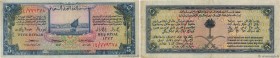Country : SAUDI ARABIA 
Face Value : 5 Riyals  
Date : (1954) 
Period/Province/Bank : Saudi Arabian Monetary Agency 
Catalogue reference : P.3 
Alphab...