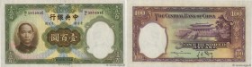 Country : CHINA 
Face Value : 100 Yuan  
Date : 1936 
Period/Province/Bank : The Central Bank of China 
Catalogue reference : P.220a 
Alphabet - signa...