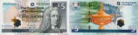 Country : SCOTLAND 
Face Value : 5 Pounds Commémoratif 
Date : 22 septembre 2014 
Period/Province/Bank : Royal Bank of Scotland PLC 
Catalogue referen...