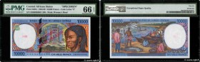 Country : CENTRAL AFRICAN STATES 
Face Value : 10000 Francs Spécimen 
Date : (1984) 
Period/Province/Bank : B.E.A.C. 
Department : Guinée Équatoriale ...
