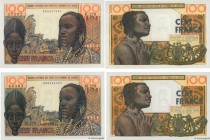 Country : WEST AFRICAN STATES 
Face Value : 100 Francs Lot 
Date : (1965) 
Period/Province/Bank : B.C.E.A.O. 
Department : Afrique Occidentale Françai...