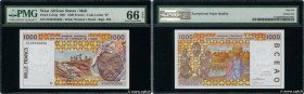 Country : WEST AFRICAN STATES 
Face Value : 1000 Francs  
Date : 1997 
Period/Province/Bank : B.C.E.A.O. 
Department : Mali 
Catalogue reference : P.4...